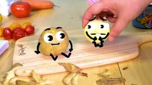 Series1 | Secret Life Of Stuff Fruits And Vegetables Doodles Animation | 3D Cute Food Talking Things