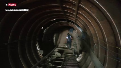 下载视频: CNews en immersion dans les tunnels du Hamas