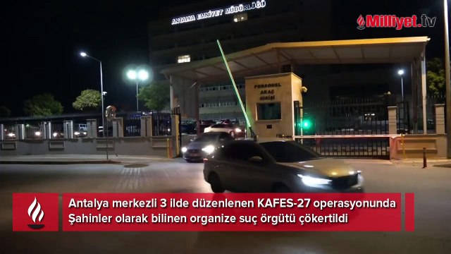 3 ile düzenlenen operasyonla Şahinler çetesi çökertildi