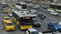 Yeni yılın ilk mesai gününde trafik çilesi