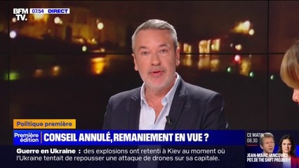 ÉDITO - L'Élysée annule le Conseil des ministres: "Tout le monde flippe à cause d'un mot: remaniement"