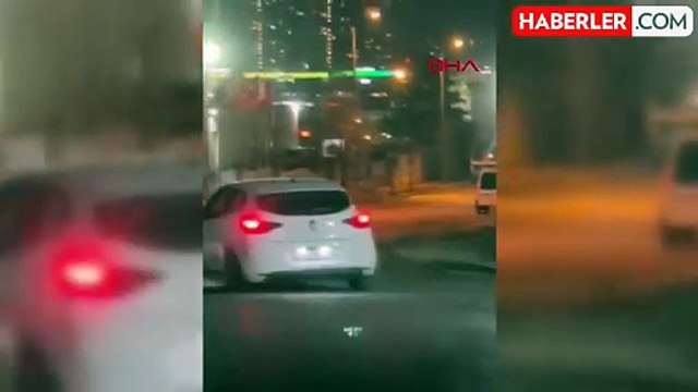 Bağcılar'da otomobille drift yapan sürücü, Güngören'de patenli genç tehlikeli yolculuk yaptı