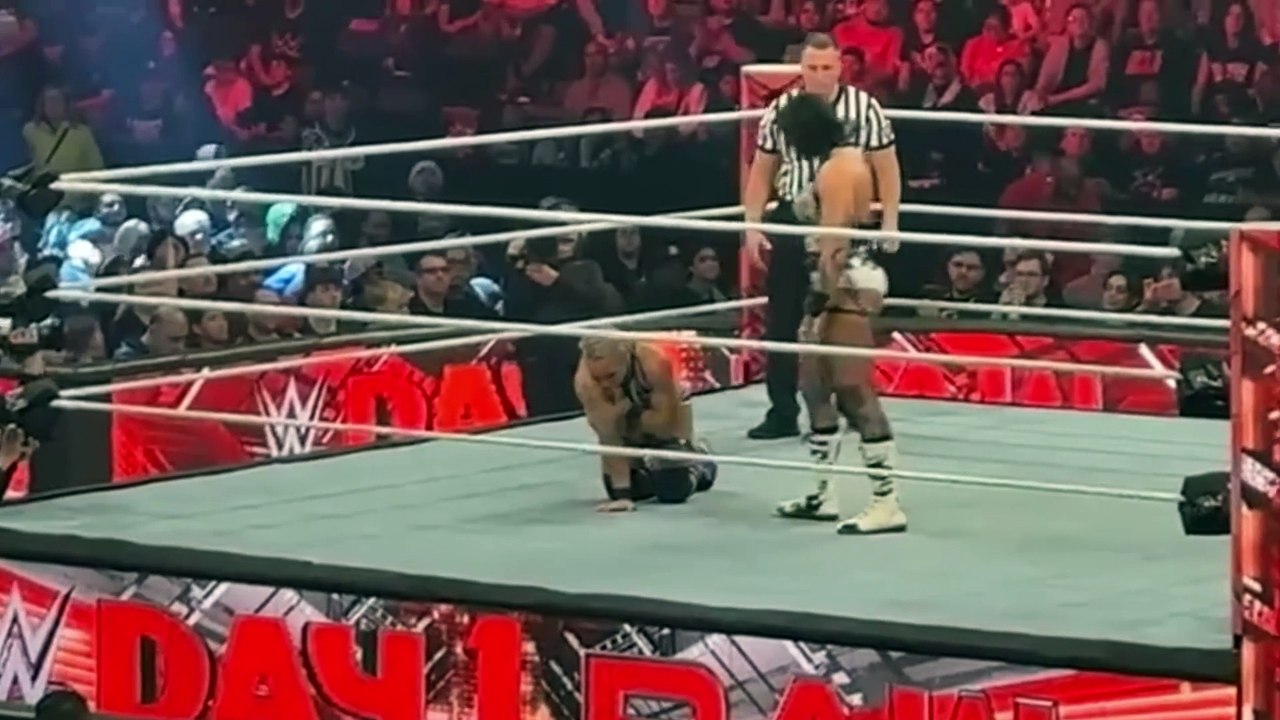 Rhea Ripley vs Ivy Nile - WWE Raw Day One 1/1/2024