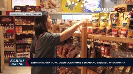 Libur Nataru, Toko Oleh-oleh Khas Semarang Diserbu Wisatawan