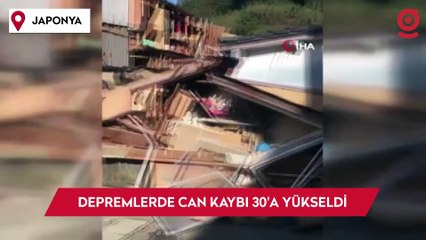 Japonya'daki depremlerde can kaybı artıyor