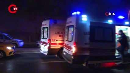 Şişli’de otobüs park halindeki hafriyat kamyonuna çarptı 9 yaralı