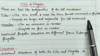 Master Cilia and Flagella for Class 11 Biology 🌟