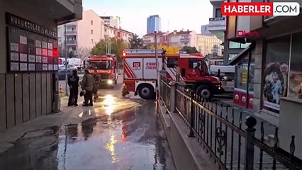 KARTAL'da İş Merkezinde Yangın Çıktı
