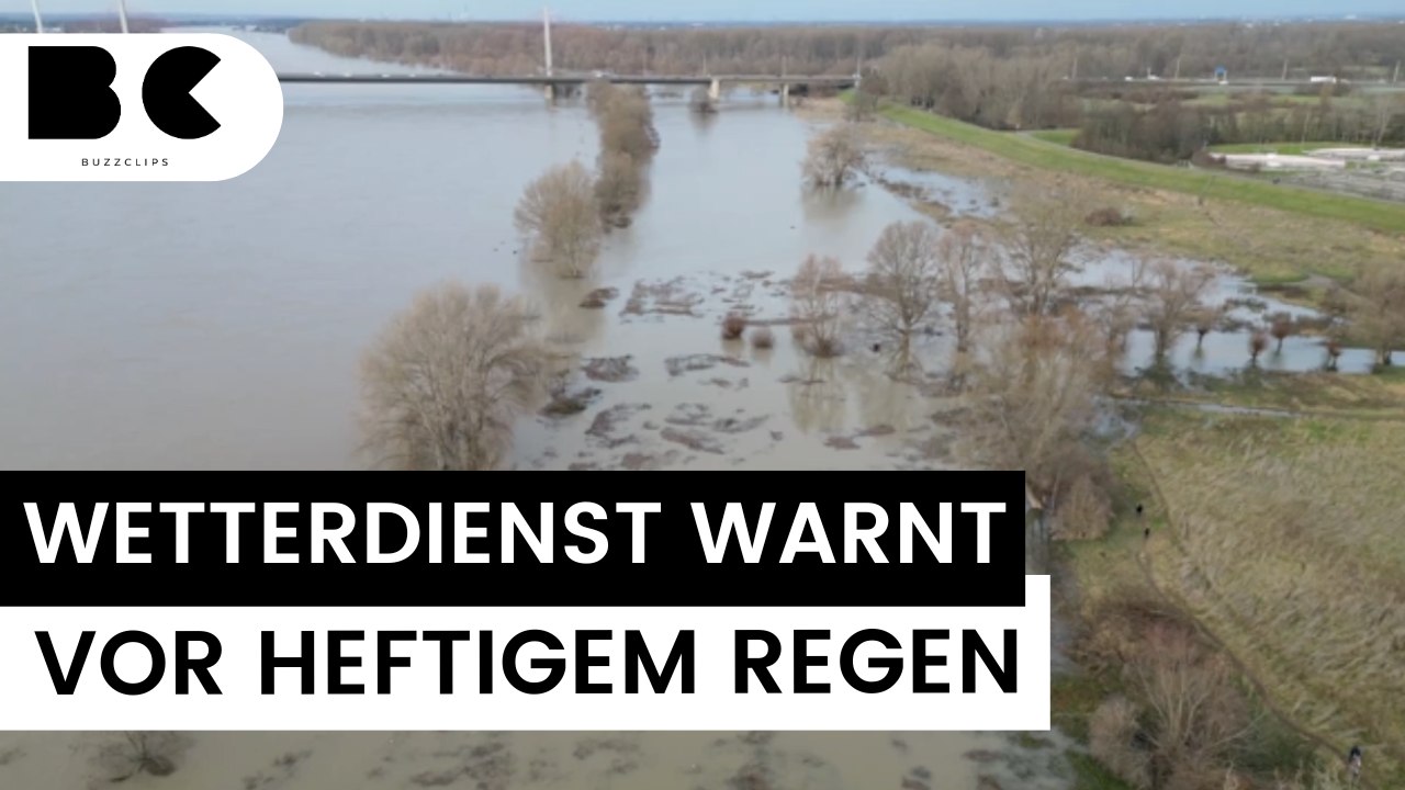 Wetterdienst warnt vor Dauerregen und Sturm!