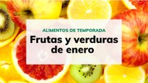 Frutas y verduras de enero - Alimentos de temporada