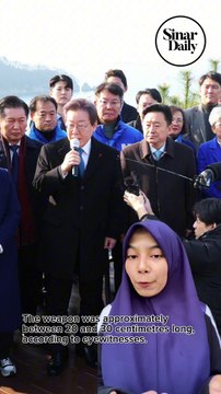 South Korean opposition leader Lee Jae-myung stabbed