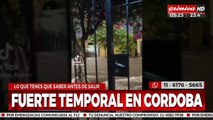 Fuerte temporal causó destrozos en Córdoba