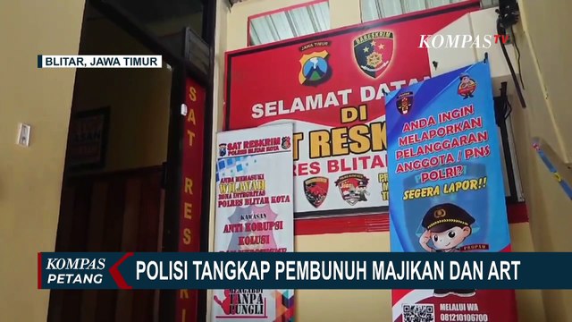 Satreskrim Polres Blitar Kota Tangkap Terduga Pelaku Pembunuhan 2 Wanita