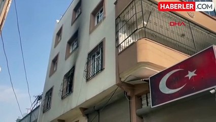 Download Video: Gaziantep'te bir binada çıkan yangın sonucu 5 kişi dumandan etkilendi