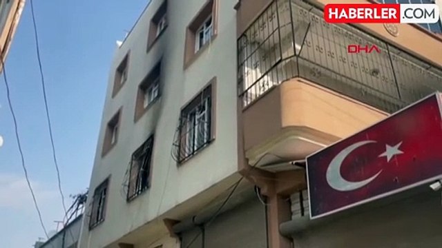 Gaziantep'te bir binada çıkan yangın sonucu 5 kişi dumandan etkilendi