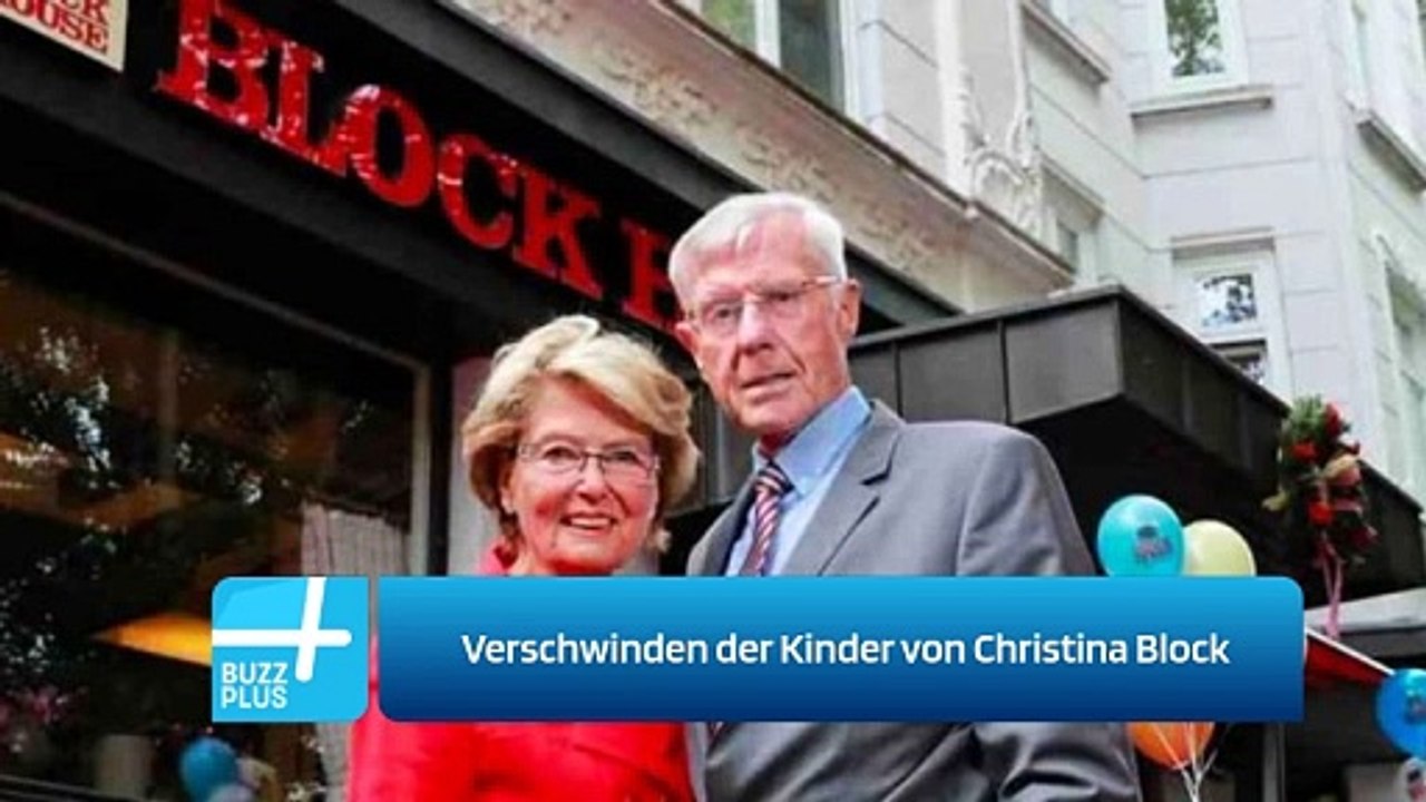 Verschwinden der Kinder von Christina Block