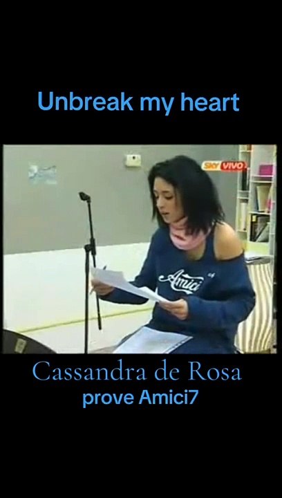 Cassandra De Rosa ad Amici