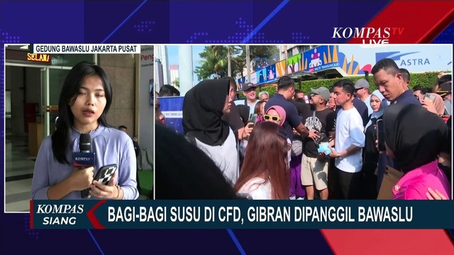 Berdalih Bagi-Bagi Susu di CFD Dilakukan Tanpa Alat Peraga Kampanye, Gibran Tetap Dipanggil Bawaslu!
