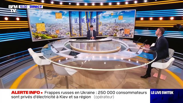 Oh, on a un problème : Maxime Switek perturbé à plusieurs reprises pour son premier Live sur BFMTV le mardi 2 janvier 2023
