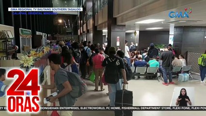 Mga pasahero, dagsa sa Calapan Port at Batangas Port | 24 Oras