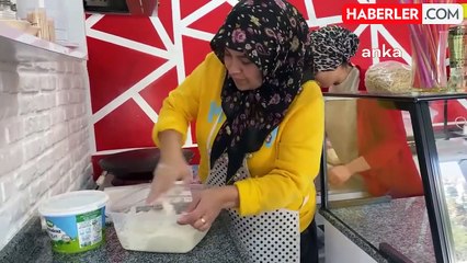 Yozgat'ta bir kadın, otomobilini satarak işletme açtı