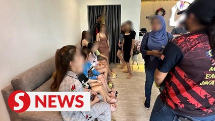 Download Video: Immigration dept raids two massage centres in JB, detain nine Vietnamese women