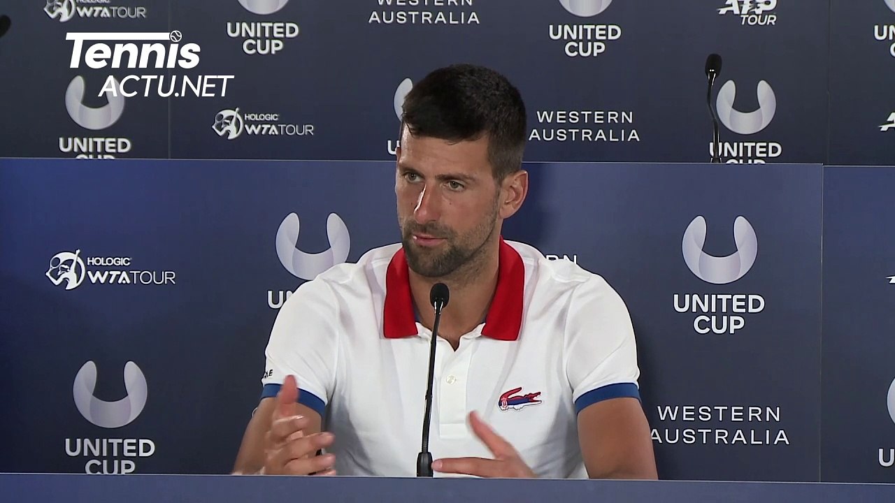 United Cup 2024 - Novak Djokovic et son poignet : "J'ai joué malgré la douleur. Ce n'est pas la première fois et ce ne sera pas la dernière"