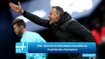 PSG : Bonnes et mauvaises nouvelles au Trophée des champions
