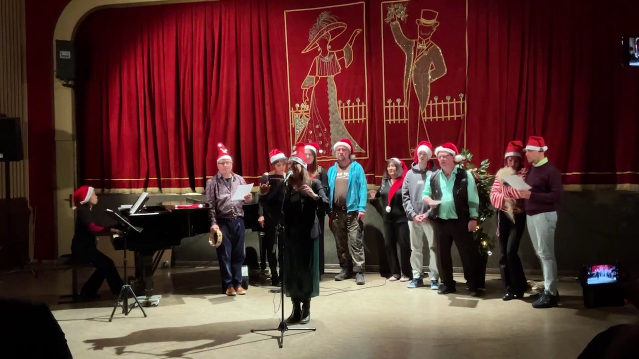 We Wish You a Merry Christmas - Holiday cover by Rebecca and her vocal students