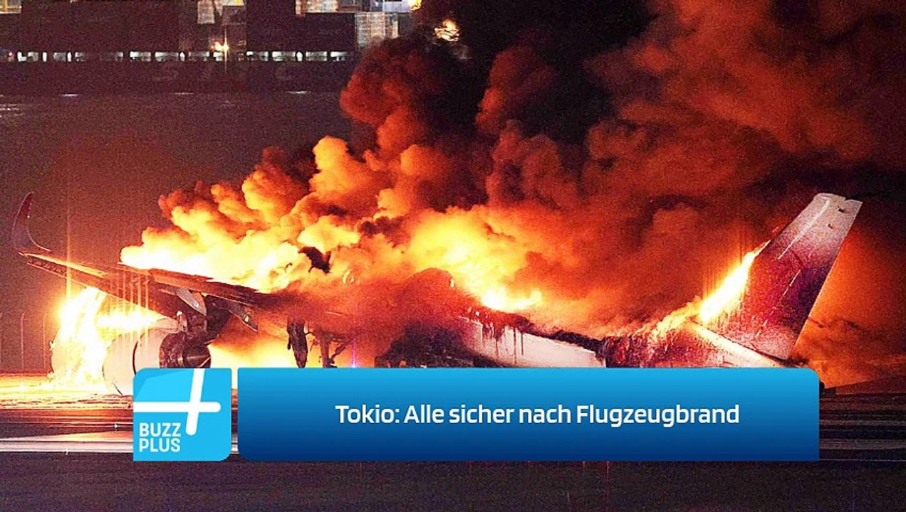 Tokio: Alle sicher nach Flugzeugbrand