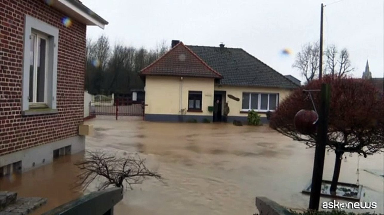 Il maltempo colpisce la Francia, inondazioni a Pas-de-Calais