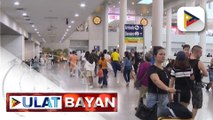 Mga OFWs, pabalik na sa kanilang trabaho sa abroad matapos magbakasyon sa Pilipinas