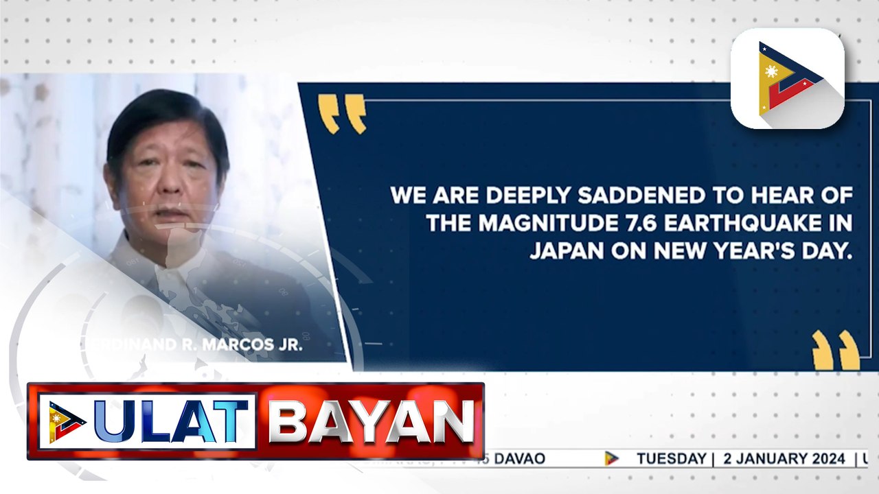 Pres. Ferdinand R. Marcos Jr., nakisimpatya sa Japan