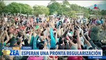 Migrantes en Mapastepec esperan una pronta regularización