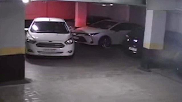 Ex-mulher de ator da Globo invade condomínio, destrói carro e é presa