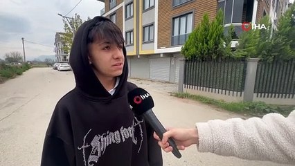 Bursa'da hayat kurtaran manevra!