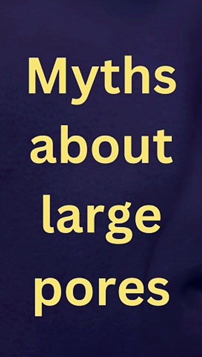 Large pores | Large pores Myths #mix #beautytips #beautyhacks