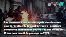 Couvre-feu du Nouvel An 2024 : Pas de mineurs seuls dans les rues
