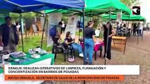 Dengue: realizan operativos de limpieza, fumigación y concientización en barrios de Posadas