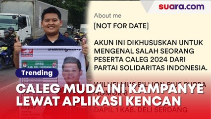 Heboh! Caleg Muda Ini Kampanye Lewat Aplikasi Kencan, Netizen: Kepikiran Aja