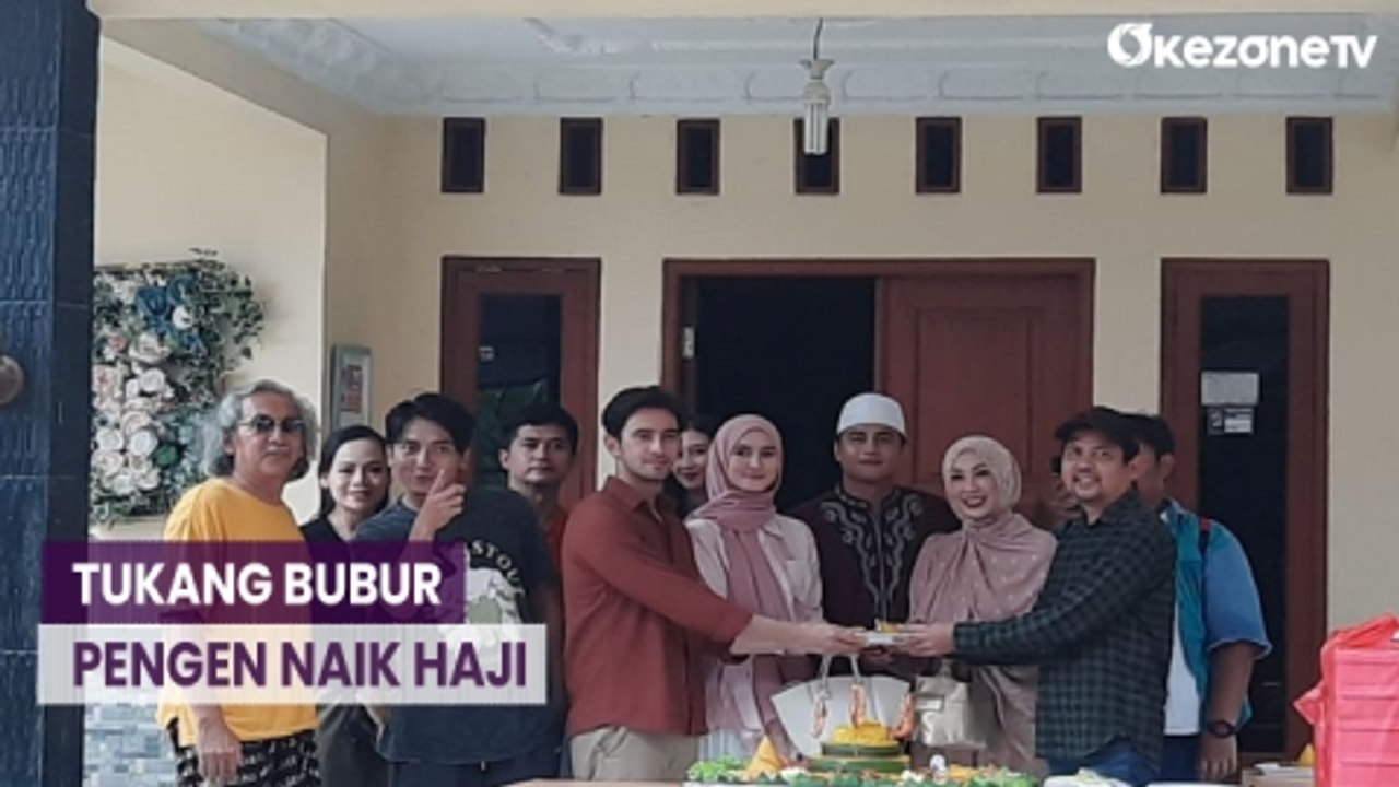 Pemain dan Kru Sinetron Tukang Bubur Pengen Naik Haji, Gelar Syukuran dan Santunan Anak Yatim