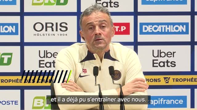 PSG - Luis Enrique présente Beraldo : Un jeune avec beaucoup d'avenir