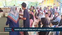 Warga Disabilitas Ikut Simulasi Pemilu di Pekalongan