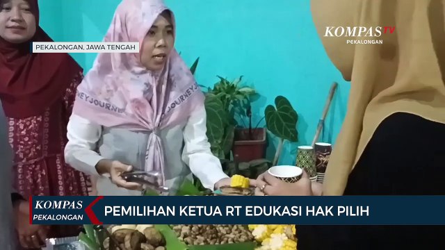 Pemilu RT Ala Pilpres, Warga Pekalongan Antusias Coblos Kandidat