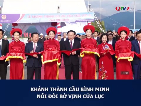 Khánh thành cầu Bình Minh nối đôi bờ vịnh Cửa Lục. Hạ tầng giao thông Quảng Ninh quá đỉnh!