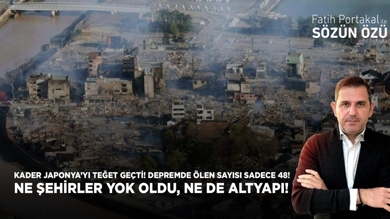 KADER JAPONYA’YI TEĞET GEÇTİ! DEPREMDE ÖLEN SAYISI SADECE 48! NE ŞEHİRLER YOK OLDU NE ALTYAPI!