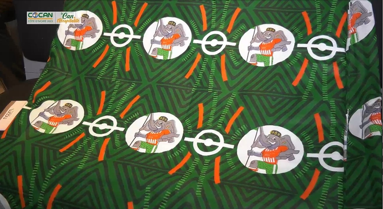 CAN 2023 : Présentation du pagne officiel de la compétition