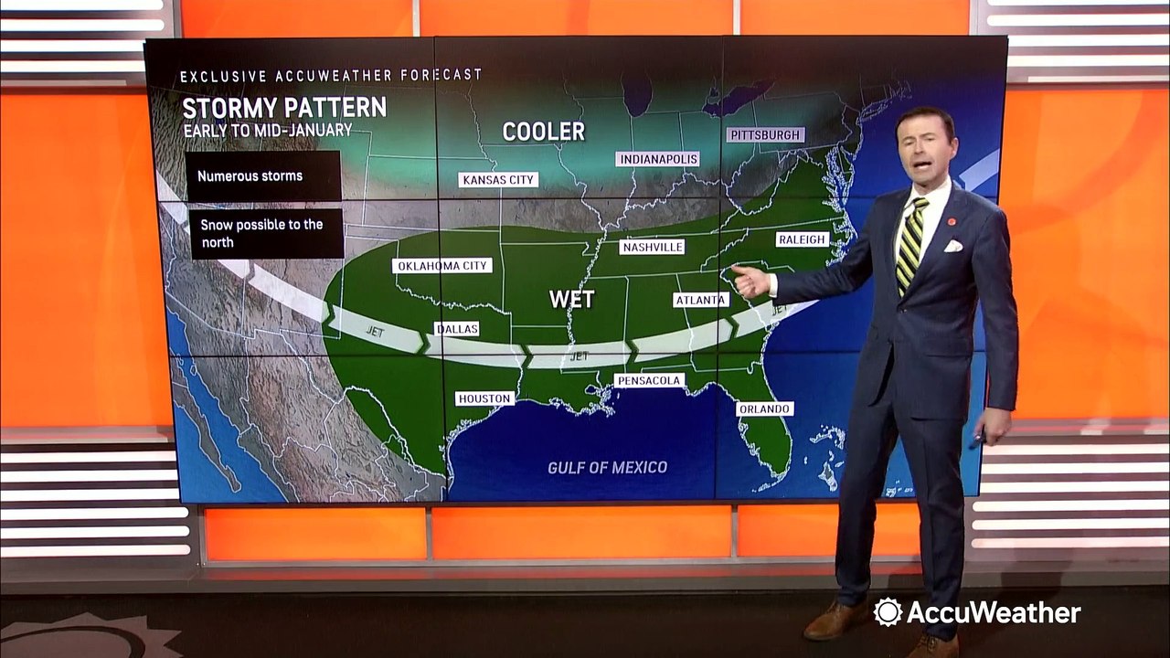 Waves of rain and thunderstorms to sweep across the South