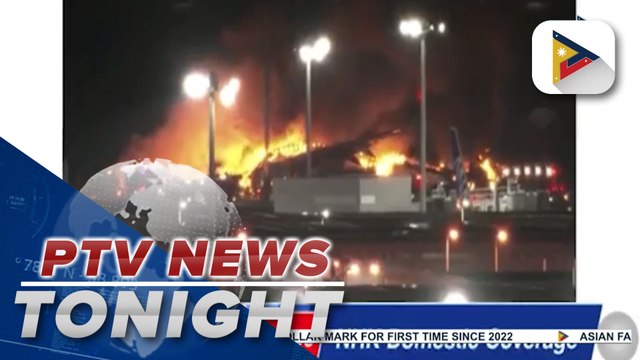 Passengers, crew of airplane that burst in flames in Japan made it safely out of aircraft