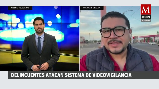 Hombres armados disparan a sistema de videovigilancia en Culiacán, Sinaloa